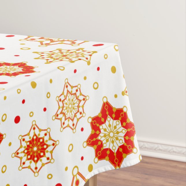 Retro Mid-Century Modern Design Tablecloth (In Situ)