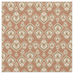 Retro Mid Century Modern Diamond Fabric