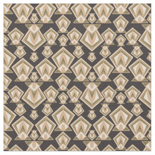 Retro Mid Century Modern Diamond Fabric