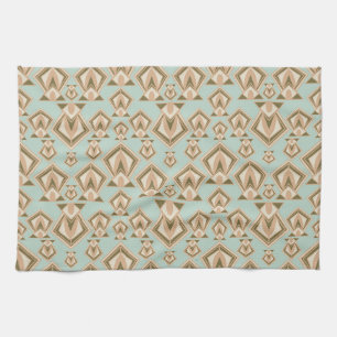 Retro Mid Century Modern Diamond Kitchen Towel