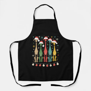 Retro Mid-Century Modern Dogs 50s 60s Style Xmas Apron