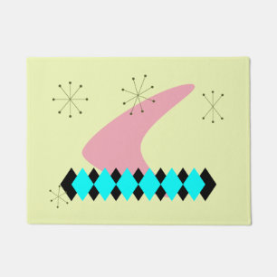 Retro Mid Century Modern Doormat