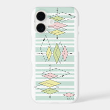 Retro Mid-Century Modern Geometric Abstract