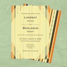 Retro Mid-century Modern Inspired Wedding