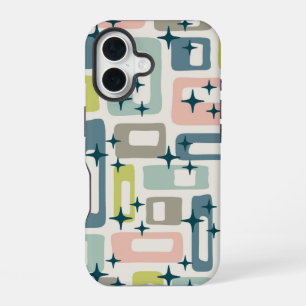 Retro Mid Century Modern iPhone 16 Case