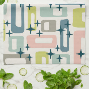 Retro Mid Century Modern Kitchen Towel