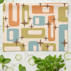 Retro Mid Century Modern Kitchen Towel