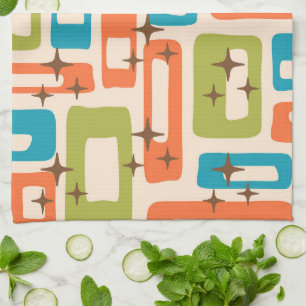 Retro Mid Century Modern Kitchen Towel