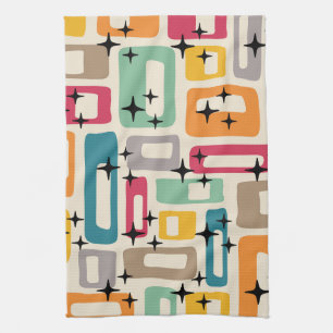 Retro Mid Century Modern Kitchen Towel