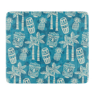 Retro Mid Century Modern Tiki Pattern Cutting Board