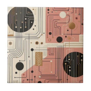 Retro Mid Century Modern  Tile