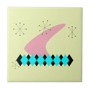 Retro Mid Century Modern Tile