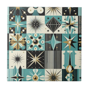 Retro Mid Century Modern  Tile