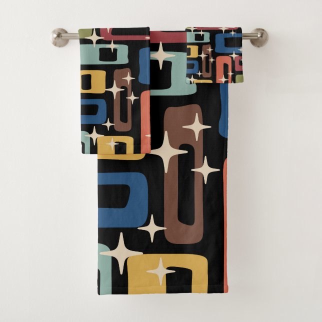 Retro Mid-Century Moderne Abstrait (En situation)