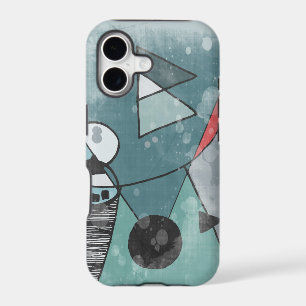 Retro Mid Century Space Age Design iPhone Case