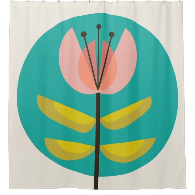 Retro Midcentury Flower (Front)
