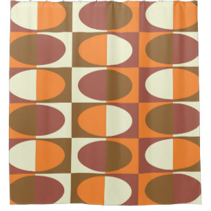 Retro MidCentury Oval pattern 1