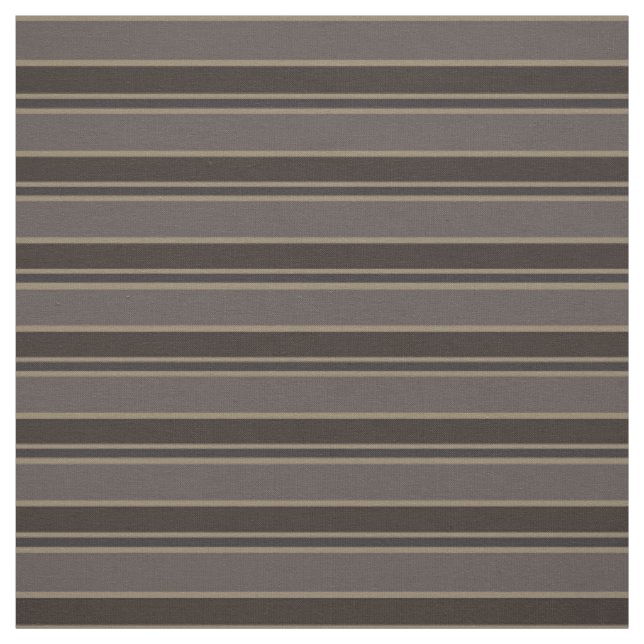 Retro Midcentury Stripes Dark Academia Fabric (Swatch)