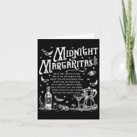 Retro Midnight Margaritas Funny Halloween Magical