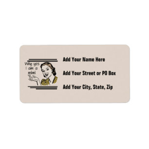 Retro Mimi T-shirts and Gifts Label