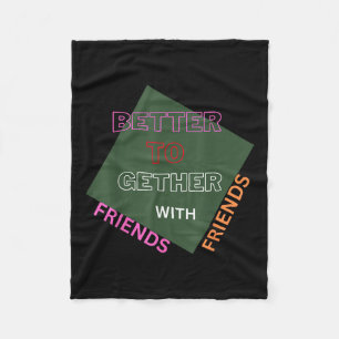 Retro Minimalist Jesus Is King Christian Faithful Fleece Blanket