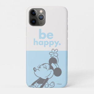 Retro Minnie Mouse - Be Happy iPhone 11 Pro Case