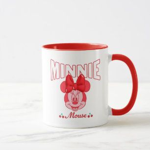 Retro Minnie Mouse Cherry Smile Mug