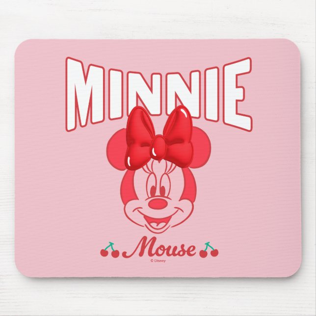 Retro Minnie Mouse Cherry Smile Pad (Front)