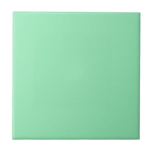 Retro Mint Green Solid 1950's Colour Vintage  Tile