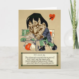 Retro Miser Vinegar Valentine's Day Card