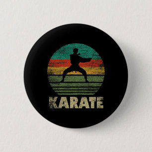 Retro Mixed Martial Arts - Vintage Mma Karate 2 Inch Round Button