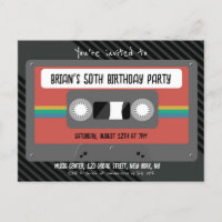 Retro Mixtape Birthday Party