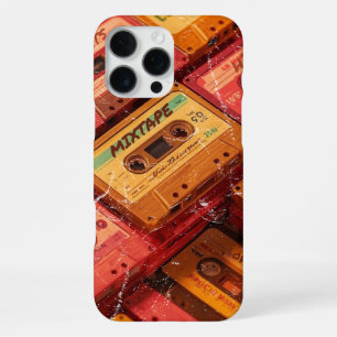 Retro Mixtape Cassette 80s Music Fan Lover iPhone 16 Pro Max Case