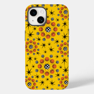 Retro Mod 3D Starbursts Case-Mate iPhone 14 Case