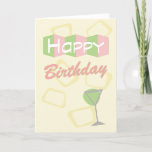 Retro Mod Birthday Card