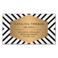 Retro Mod Black and White Pattern Magnetic