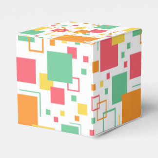 Retro Mod Citrus Favor Box