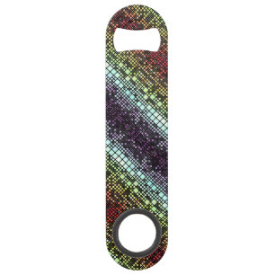 Retro Mod Geometric Groovy Funky Neurogender Pride Bar Key