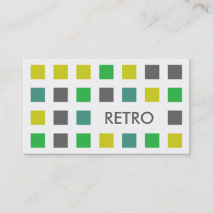RETRO (mod squares) Business Card