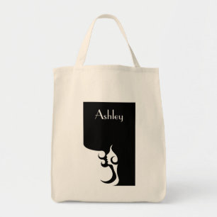 Retro Mod Woman Tote Bag