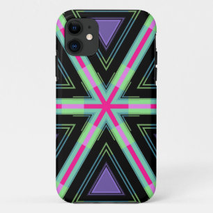 Retro Modern Abstract Art iPhone 11 Case