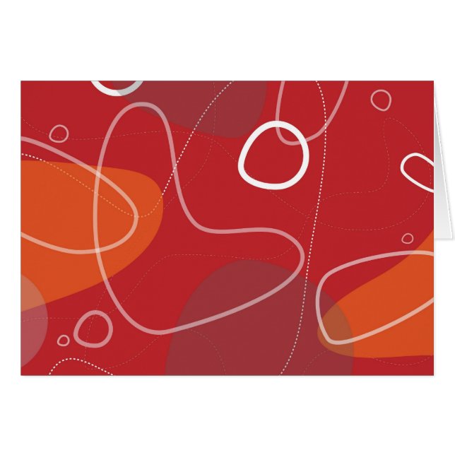 Retro-Modern Abstract Card (Front Horizontal)