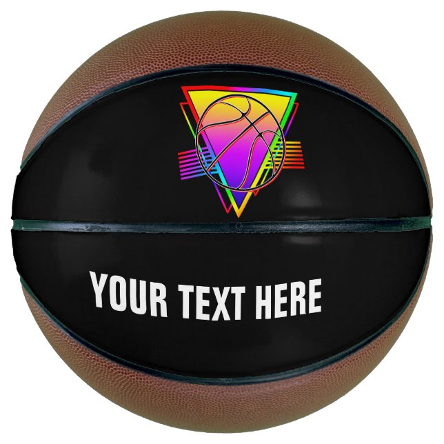 Retro Modern Basketball Ball (Front)