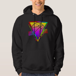 Retro Modern Basketball Ball Hoodie