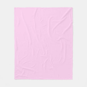Retro-modern Black & Pink Polka Dot Design Fleece Blanket