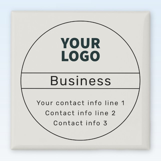 Retro-Modern Business or Brand Magnet (Creator Uploaded)