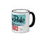 Retro Modern Celebration Mug - Bright White 11 oz