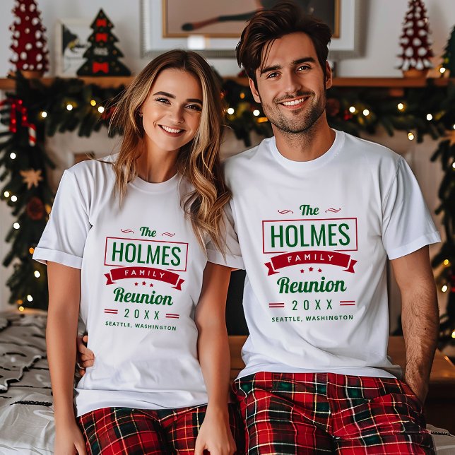 Retro Modern Family Reunion Logo T-Shirt (Creator Uploaded)