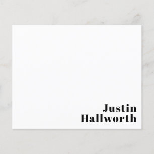 Retro Modern Minimal Name or Business Template