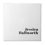 Retro Modern Minimal Name or Business Template Tile<br><div class="desc">A modern styled design you can customize as you see fit.</div>